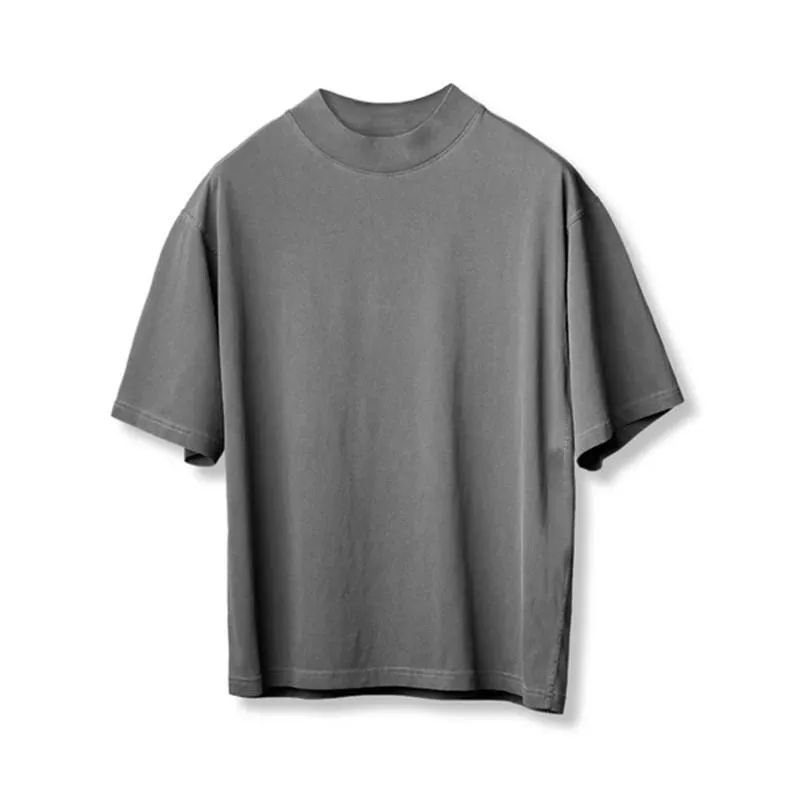 100% Cotton Men′s T Shirt Heavyweight Luxury Oversized Drop Shoulder Custom Logo design Boxy Blank Streetwear T-Shirt for Men