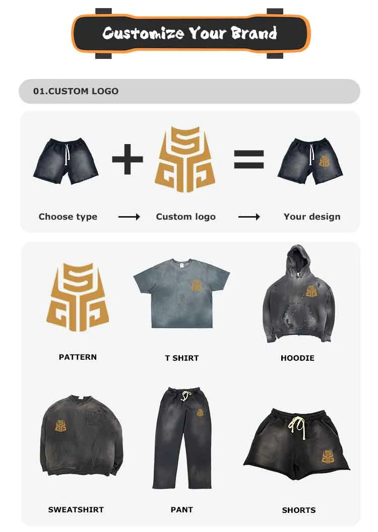 Custom Logo Design Men′s Oversized T-Shirt Shorts Set 100% Organic Cotton High Quality Men Summer Sports Tshirt and Shorts Suit Tracksuit