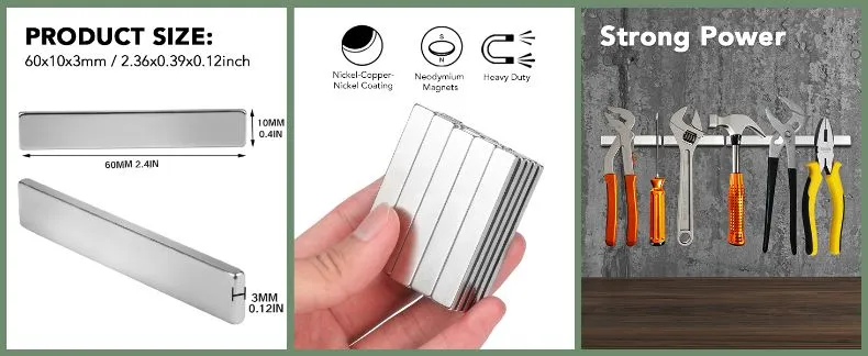 China Wholesale Bar NdFeB Magnet Manufacturer Rare Earth Magnets Rectangle Neodymium