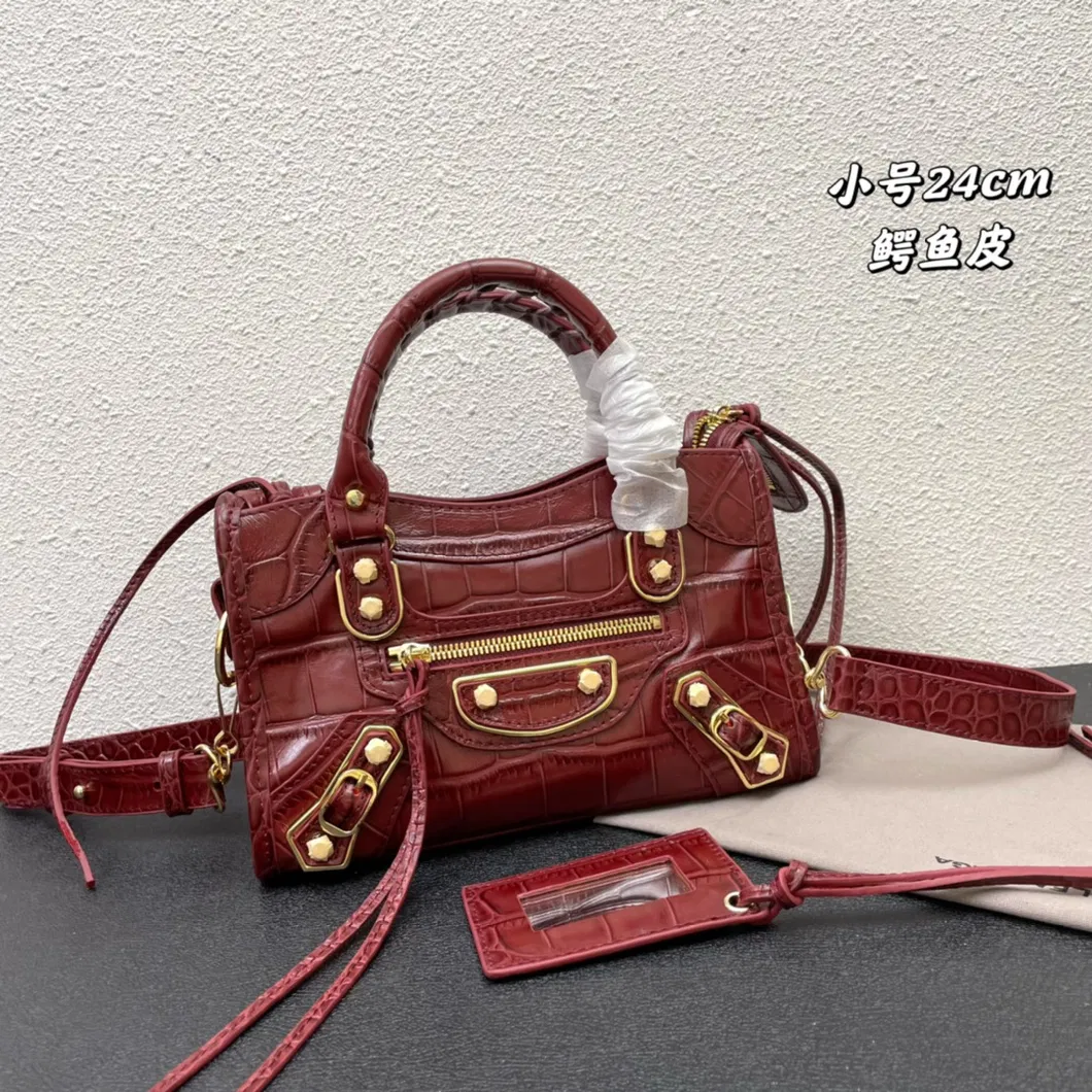 Replica Fashion Factory Purse Female Handbag Brand Designer Handbag Crocodile Motorcycle Bag