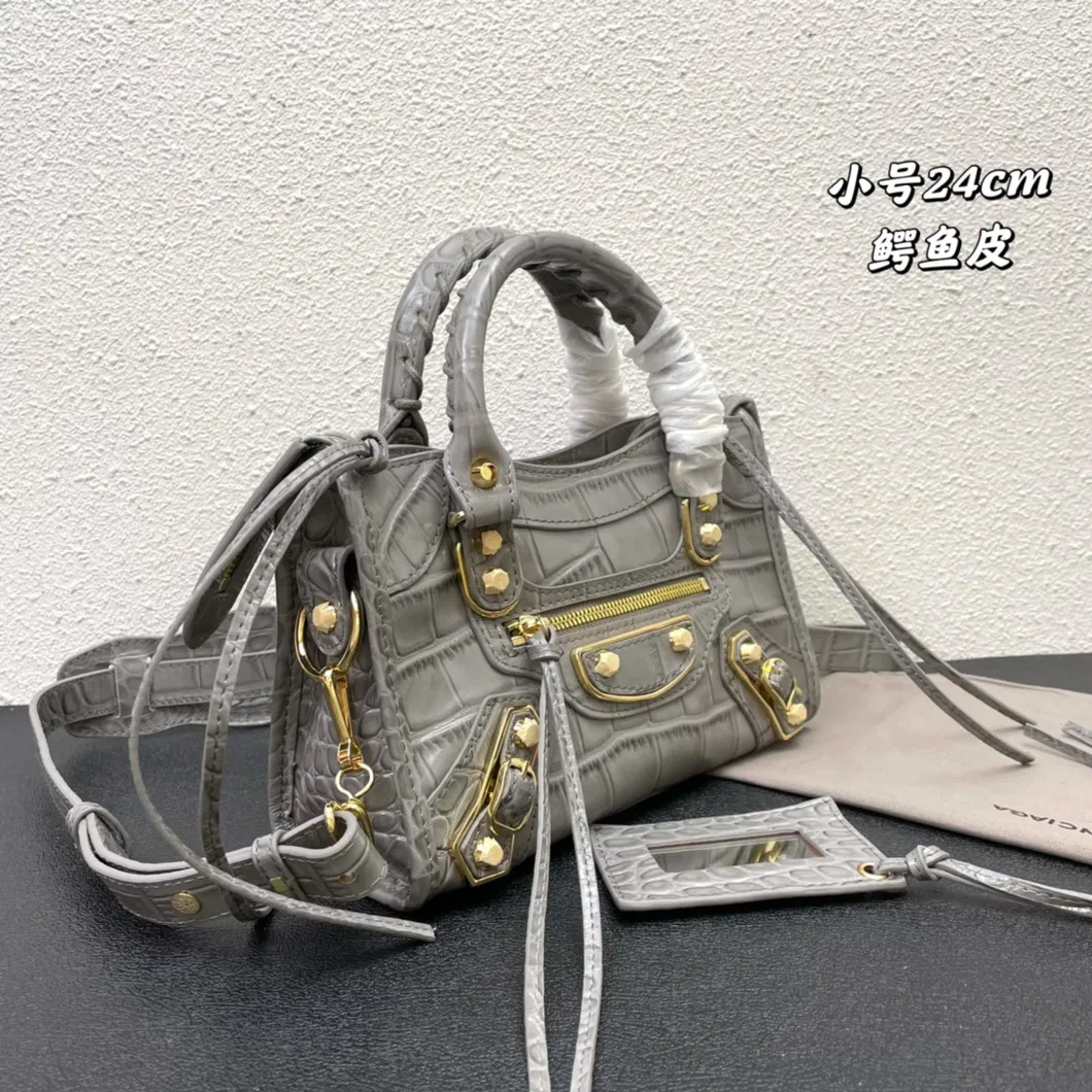 Replica Fashion Factory Purse Female Handbag Brand Designer Handbag Crocodile Motorcycle Bag