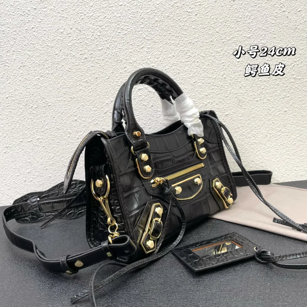 Replica Fashion Factory Purse Female Handbag Brand Designer Handbag Crocodile Motorcycle Bag