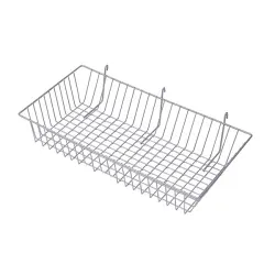 OEM High Quality Zinc Finish Boutiques Wire Basket Metal Rectangular Shape Stainless Steel Bread Basket