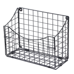 OEM High Quality Zinc Finish Boutiques Wire Basket Metal Rectangular Shape Stainless Steel Bread Basket