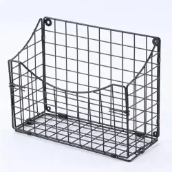 OEM Metal Wire Storage Organizer White Vegetable Storage Basket