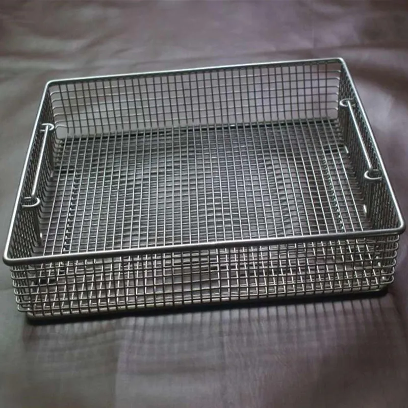 OEM Stainless Steel Wire Mesh Basket / Net Basket