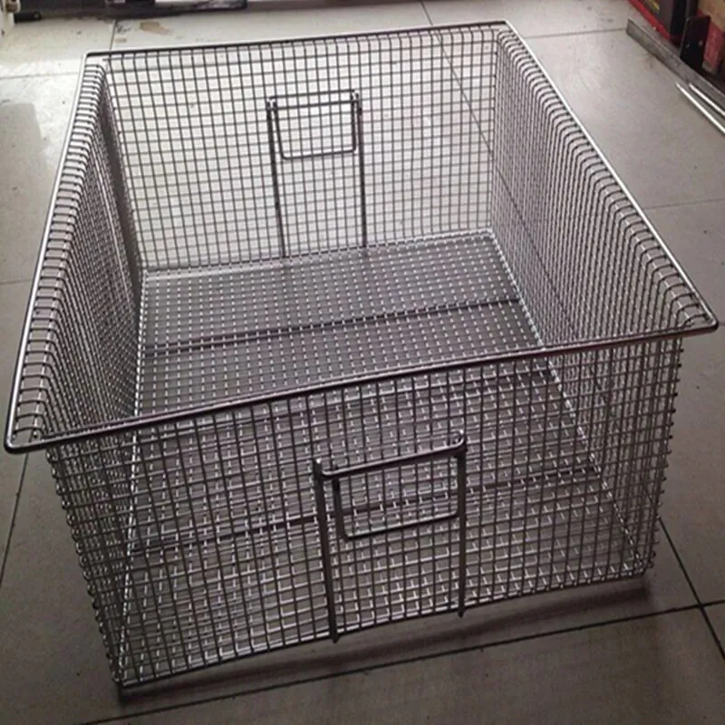 OEM Stainless Steel Wire Mesh Basket / Net Basket