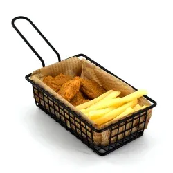 OEM Stainless Steel Wire Mesh Fry Basket