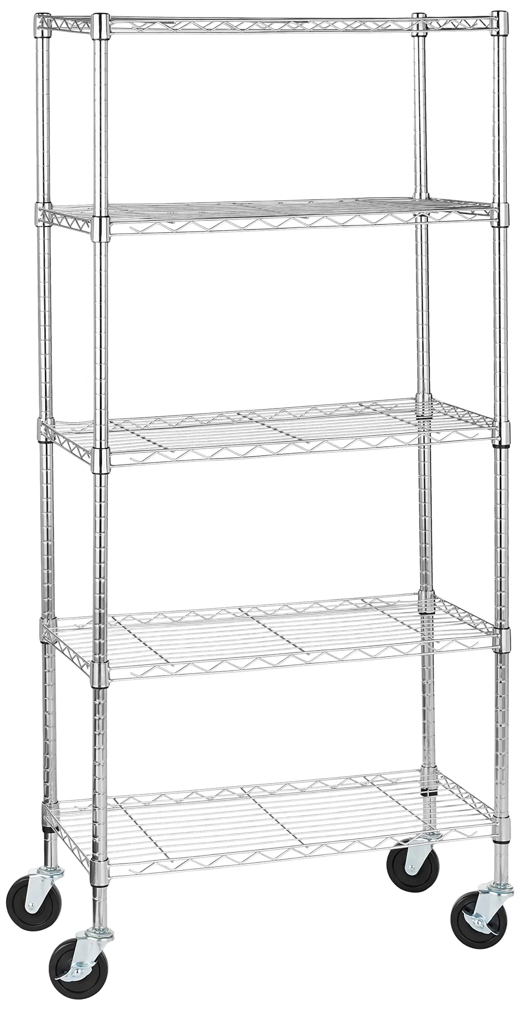 Supermarket Wire Metal Handle Shopping Basket for Grocery Store