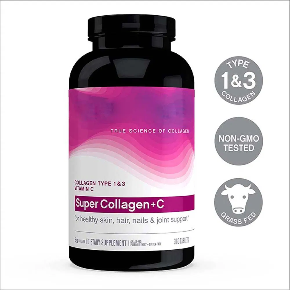 Boost Hair Skin Nail & Joint Pills Organic Hydrolized Multi Collagen Peptides Capsules