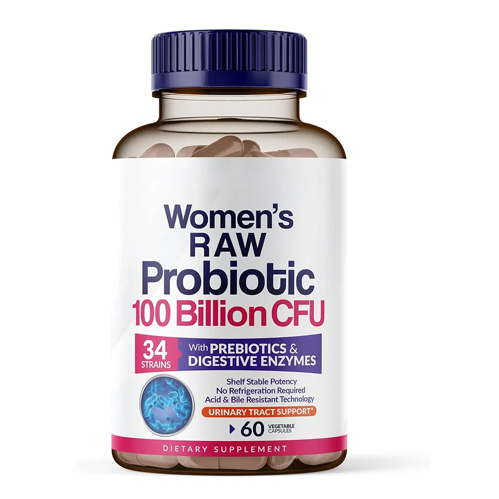 Digestive Support Gut Health Prebiotic Pills 100 Billion Cfus Women Probiotic Capsules