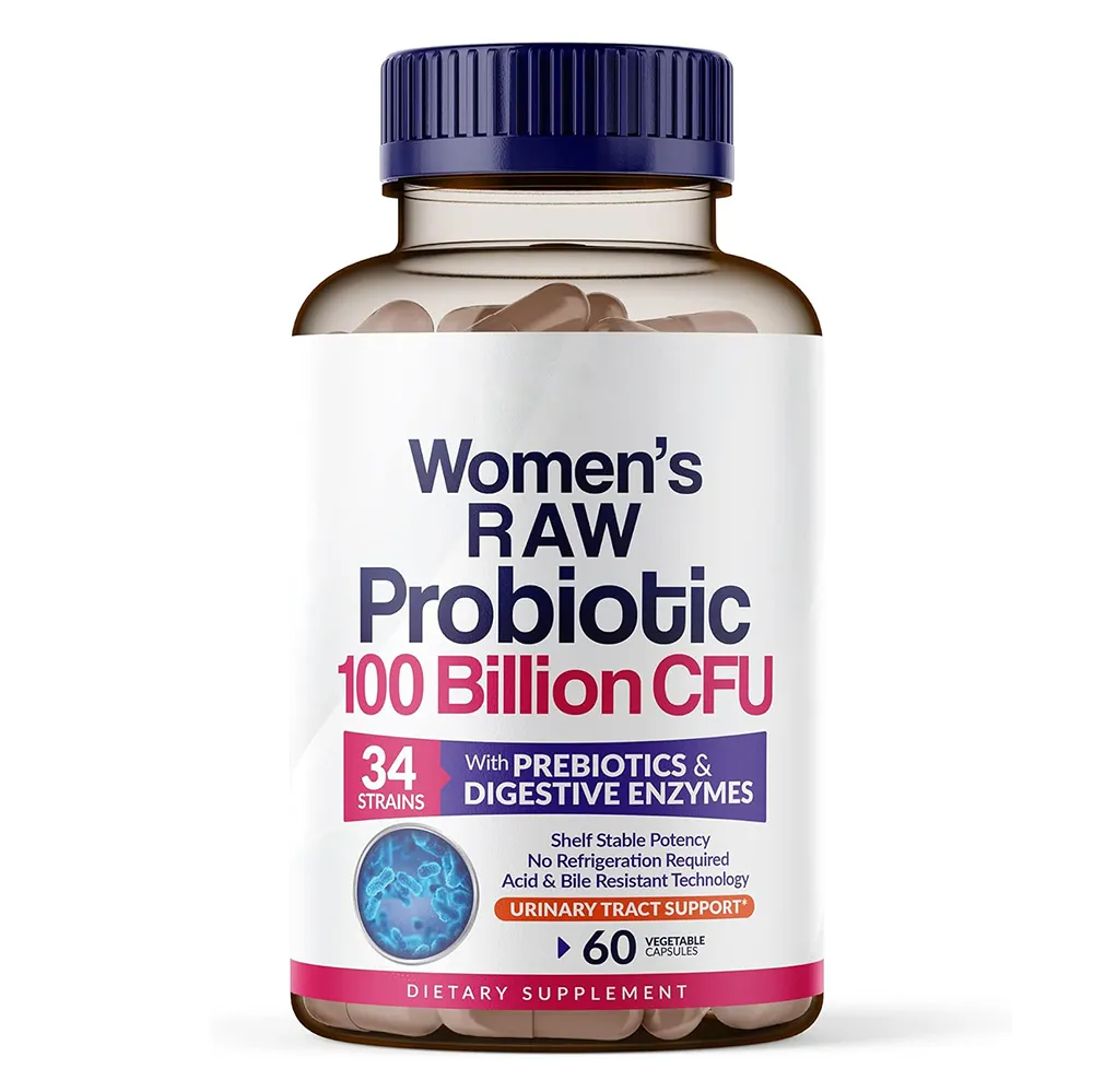 Digestive Support and Gut Health Prebiotic Pills Enzymes Women′s Probiotic Capsules