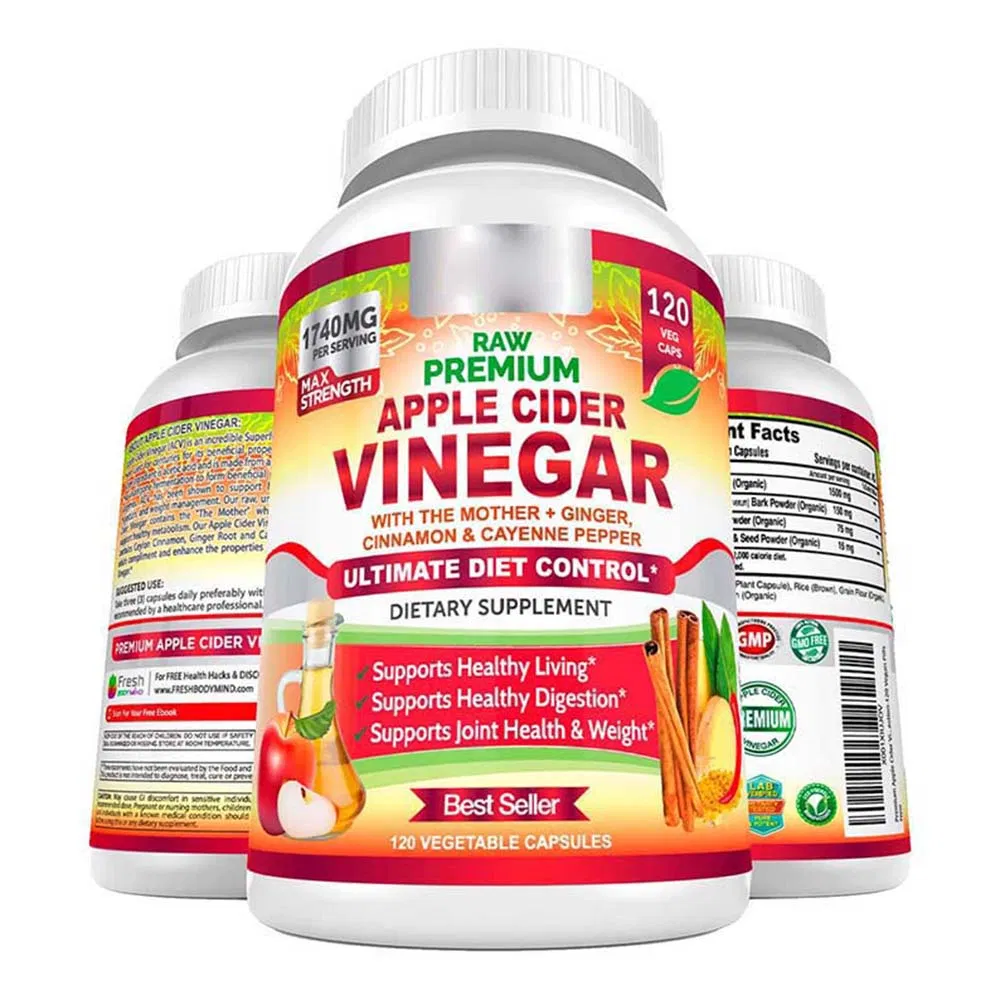 OEM Acv Supplement Pills Apple Cider Vinegar Capsules Weight Loss