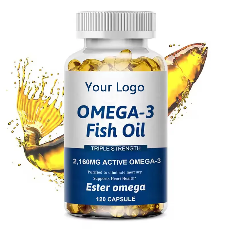 OEM/ODM Deep Sea Fish Oil Supplement Improve Heart Health and Reduce Joint Pain Capsules