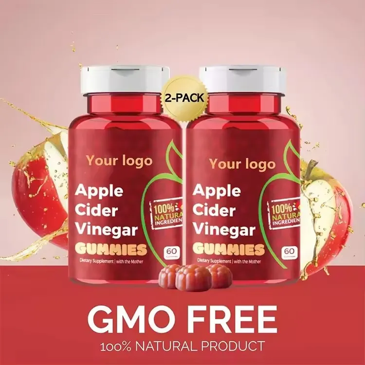 OEM/ODM Natural Organic Healthcare Supplement Vegan Weight Loss Slimming Cider Vinegar Gummies