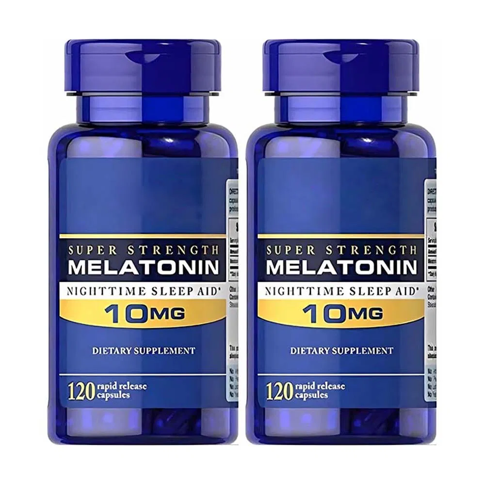 Relaxation and Calm Supplement Organic Support Mood Help Sleeping Melatonin Capsules