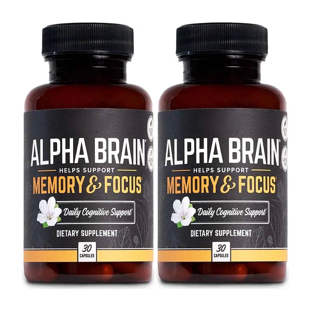 Vegan Phosphatidylserine Supplements with Vitamins & Mineral Organic Nootropic Alpha Brain Capsules