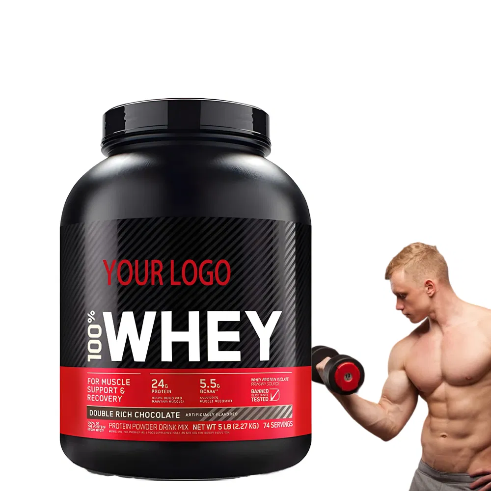 China Factory Sports Fitness Men and Women Protein Powder Strong Muscle Weight Gain Whey Protein Powder Supplements