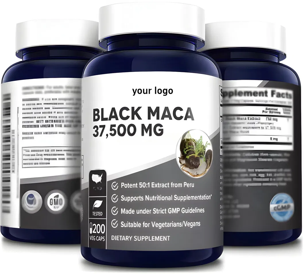 Maca Ginseng Capsules Enhance Men' S Energy Support Maca Root Capsules Natural Boost Pills Maca Capsules-Maca Products