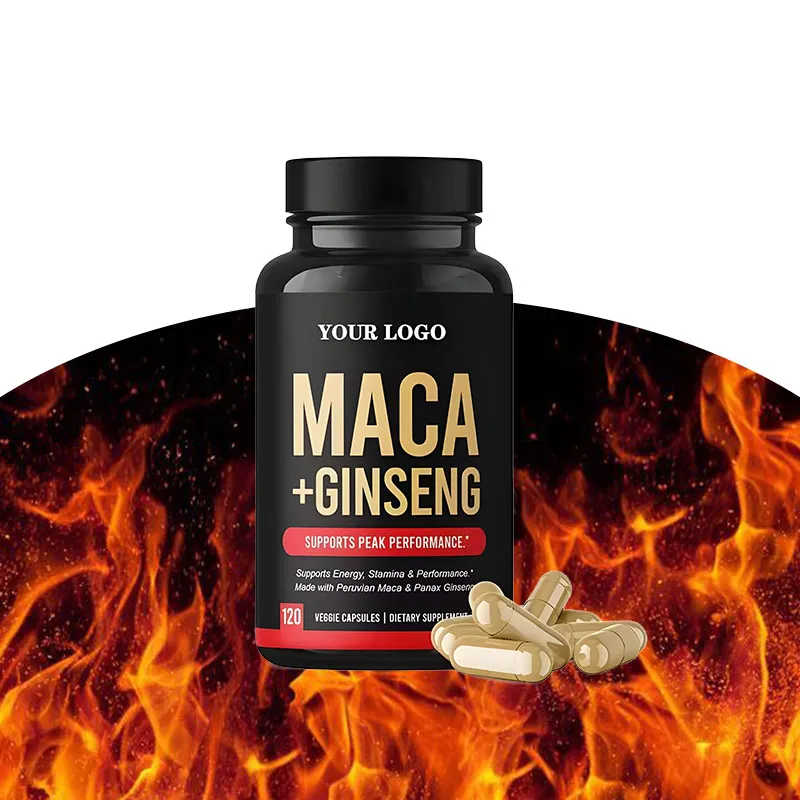 Maca Root Extract Tablets for Men Promote Energy Balance Hormone Black Maca Powder