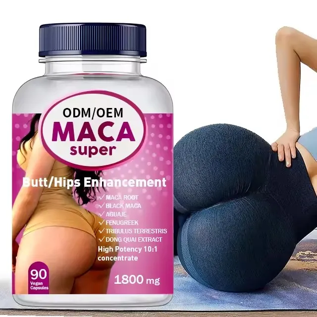 OEM/ODM Booty Best Butt-Lift Supplements HIPS and Bums Bigger Enhancement Maca Capsules-Maca Products