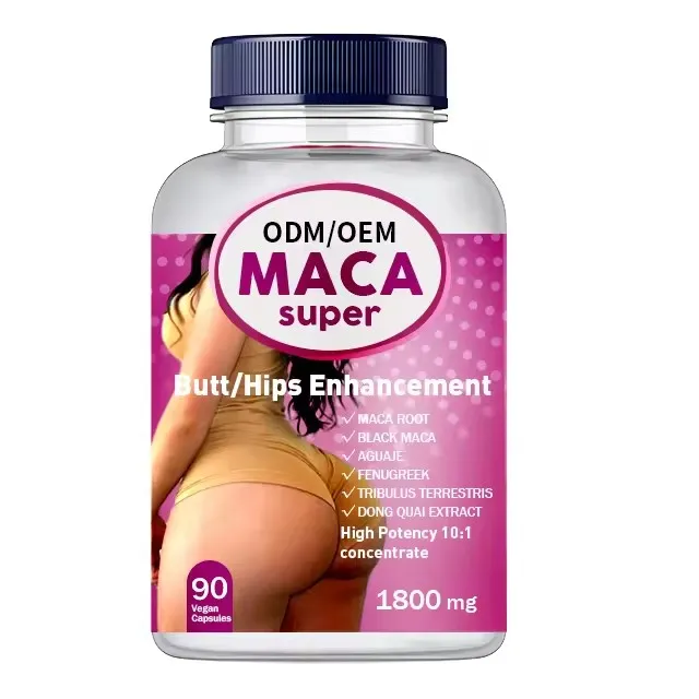 OEM/ODM Booty Best Butt-Lift Supplements HIPS and Bums Bigger Enhancement Maca Capsules-Maca Products