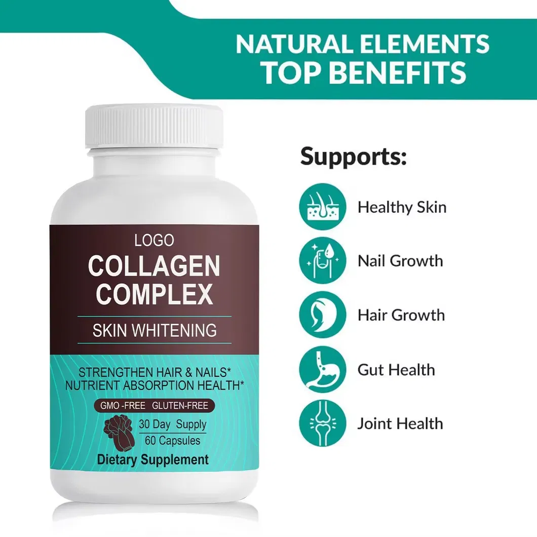 OEM/ODM Collagen Supplement Multi Collagen Capsules for Skin, Wrinkles - Collagen Capsules