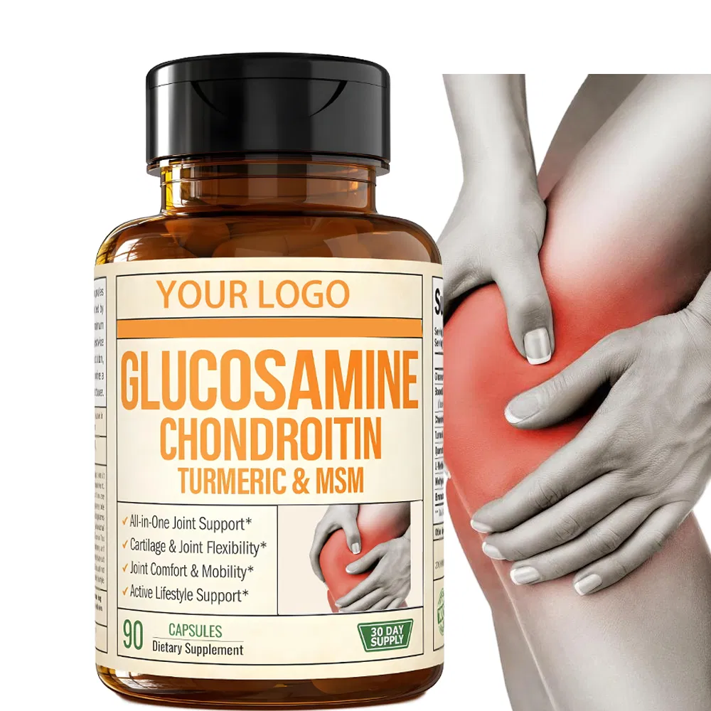 OEM/ODM Glucosamine Chondroitin Msm Joint Support Supplement Turmeric Extract Strength Articular Chondroitin Capsules