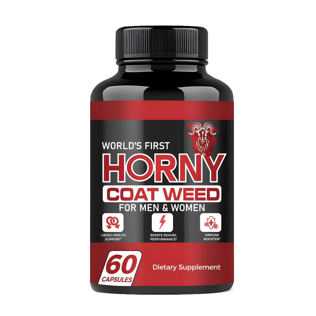 OEM/ODM Horny Goat Weed Extract Contains Maca and Ginseng. Epimedium Powder Pills Supplements Horny Goat Weed Capsules-Maca Products