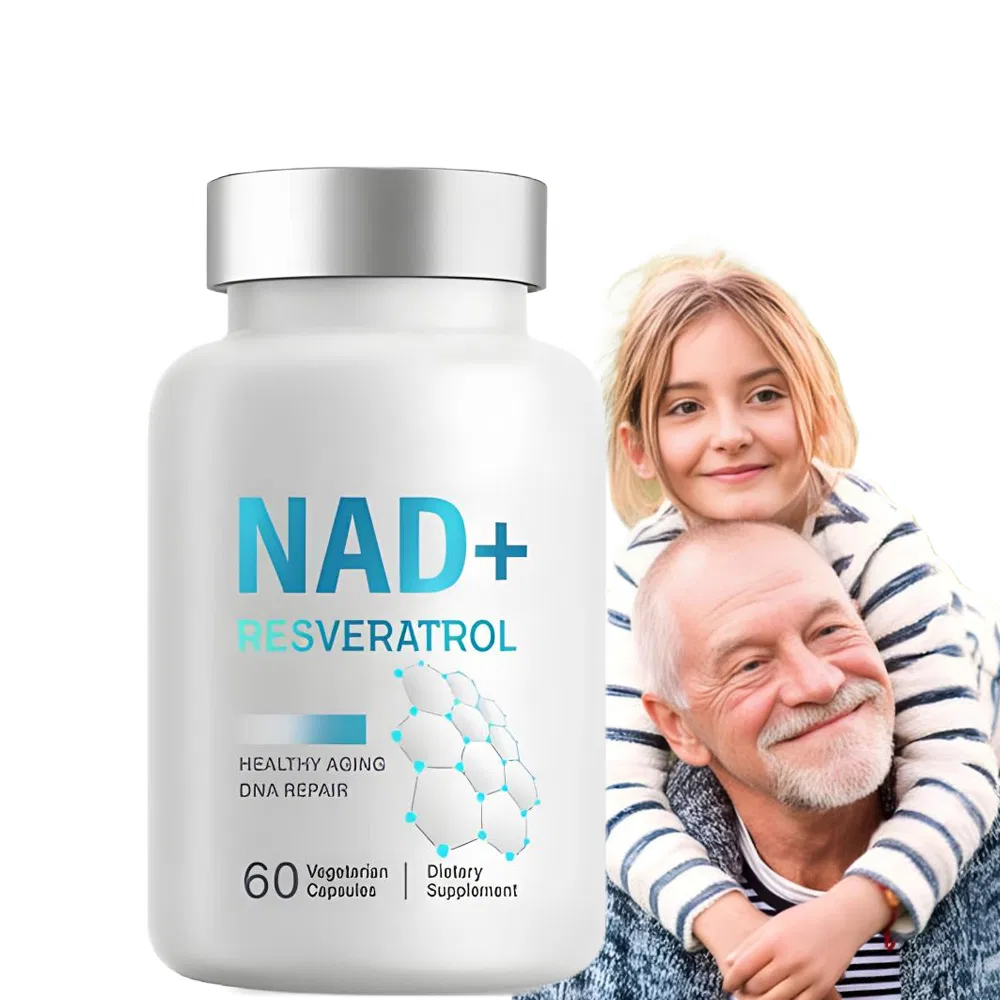 OEM/ODM Nad Nicotinamide Adenine Dinucleotide Vitamin Nad Capsules + Resveratrol Extract Supplement