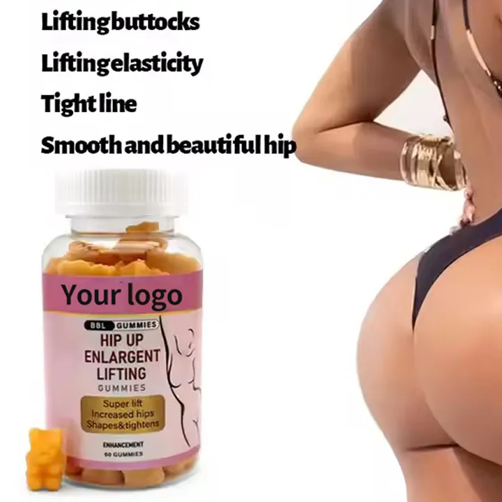 OEM/ODM Natural Vegan Friendly Supplements Buttock Lift Buttock Enlargement Gummies for Bigger Buttocks