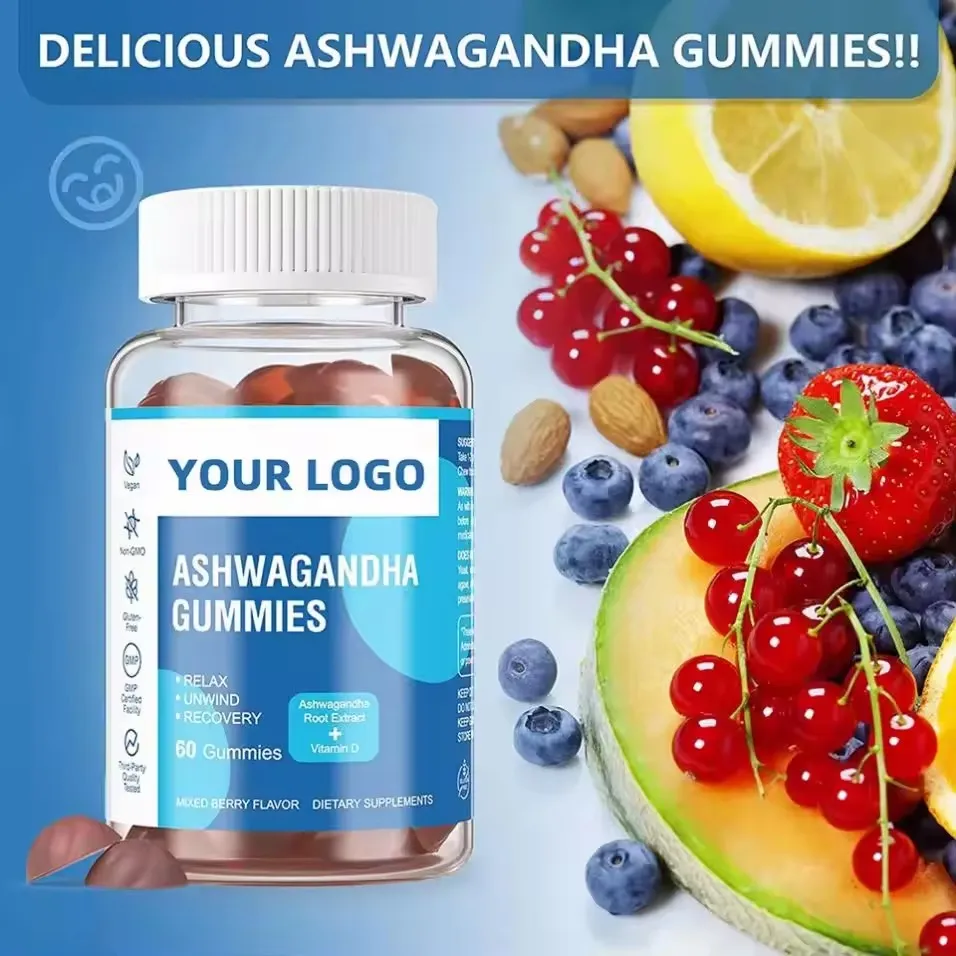 OEM/ODM Natural Vitamin Supplements-Ashwagandha Root Extract Gummies