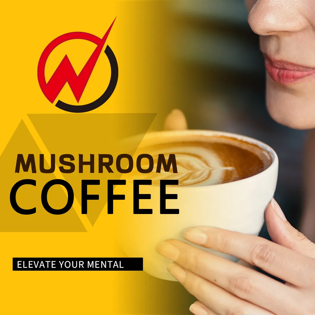 OEM/ODM Organic Mushroom Coffee Instant Coffee Provides Better Focus for Health