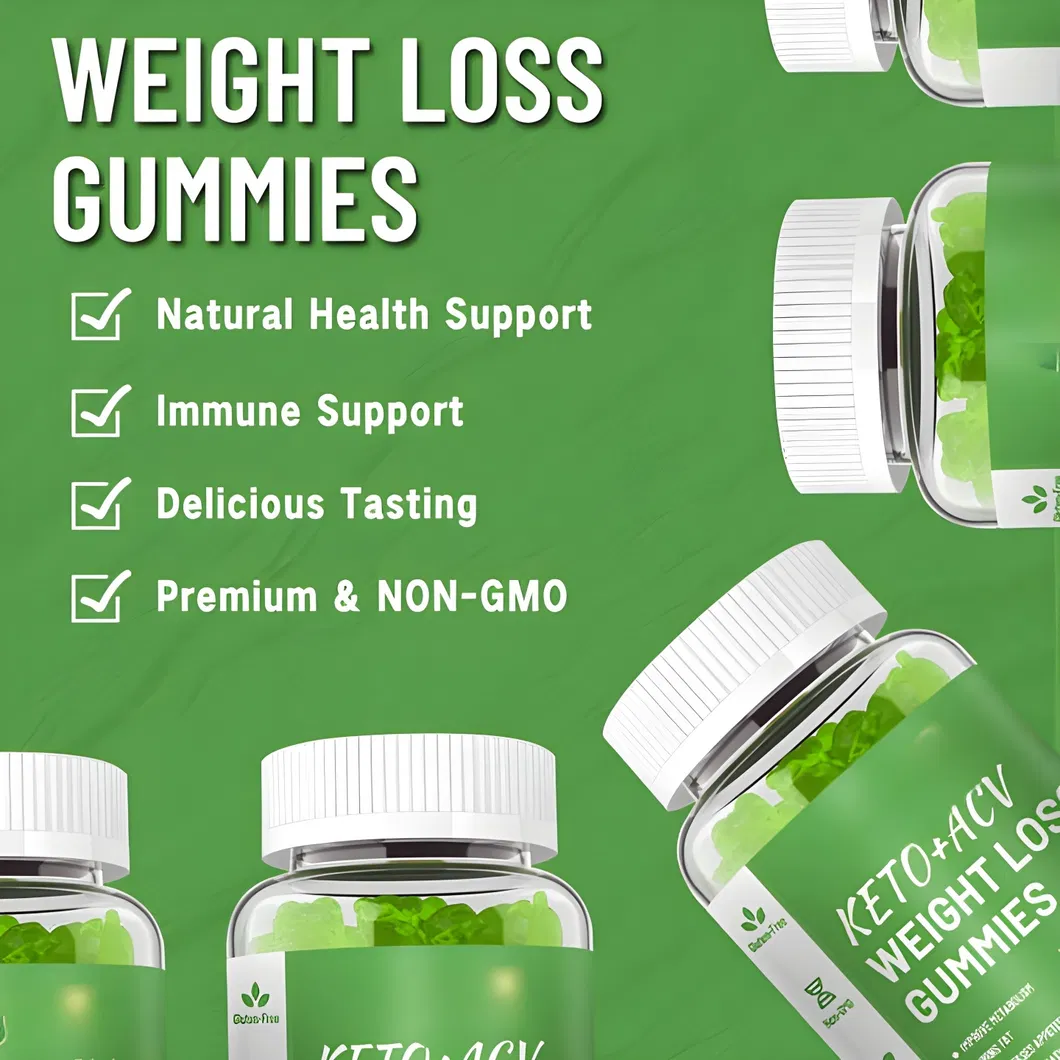 OEM/ODM Vegan Advanced Diet Fat Burning Acv Keto Gummies Herbal Supplements Apple Cider Vinegar Gummies