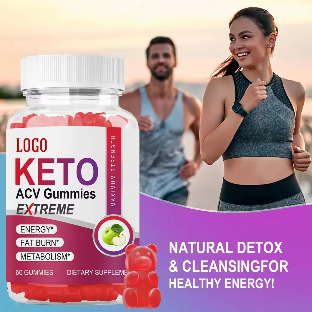 OEM/ODM Weight Loss Slimming Fat Burning Gummies with Natural Apple Cider Vinegar Ketone Supplement Vegan Apple Cider Vinegar Gummies