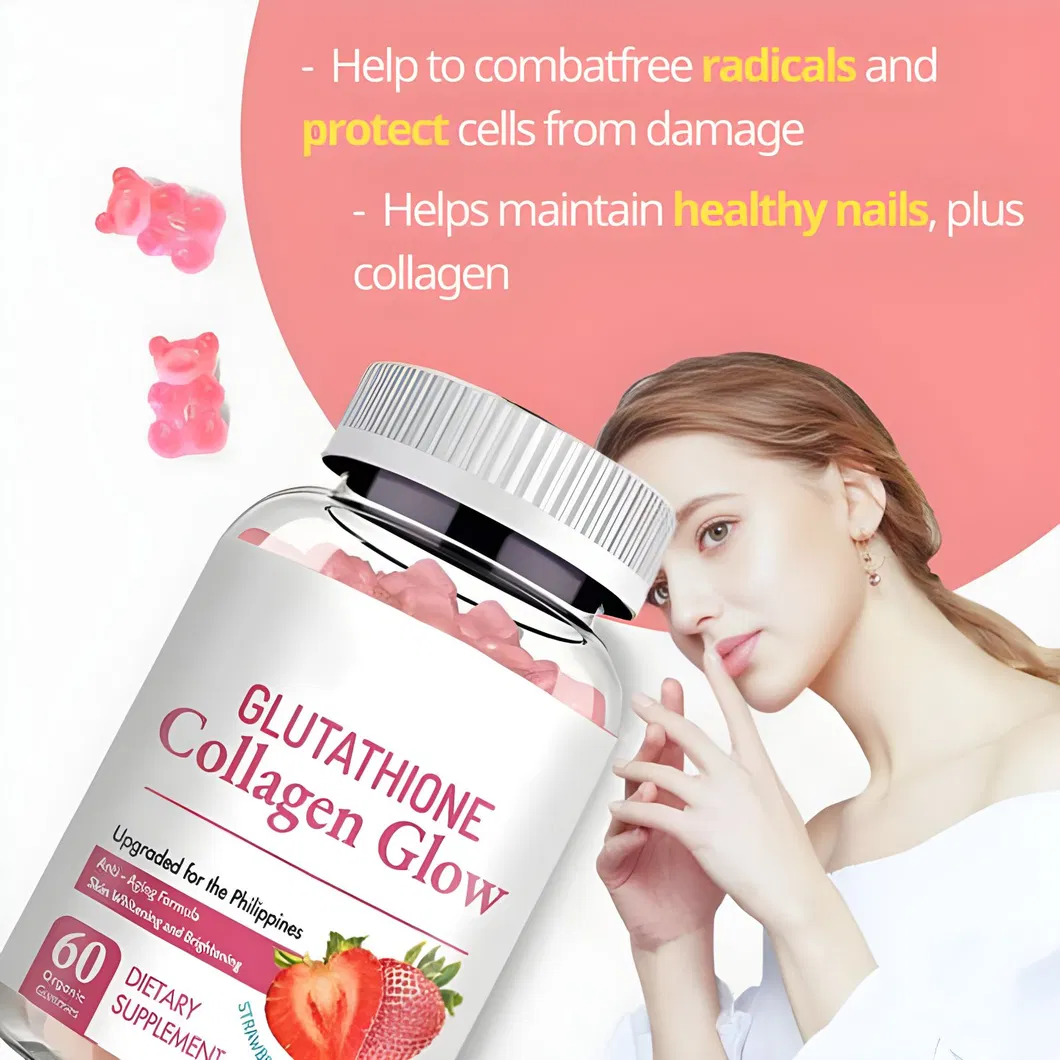 OEM/ODM Whitening Candy Collagen Supplement L-Glutathione Gummies