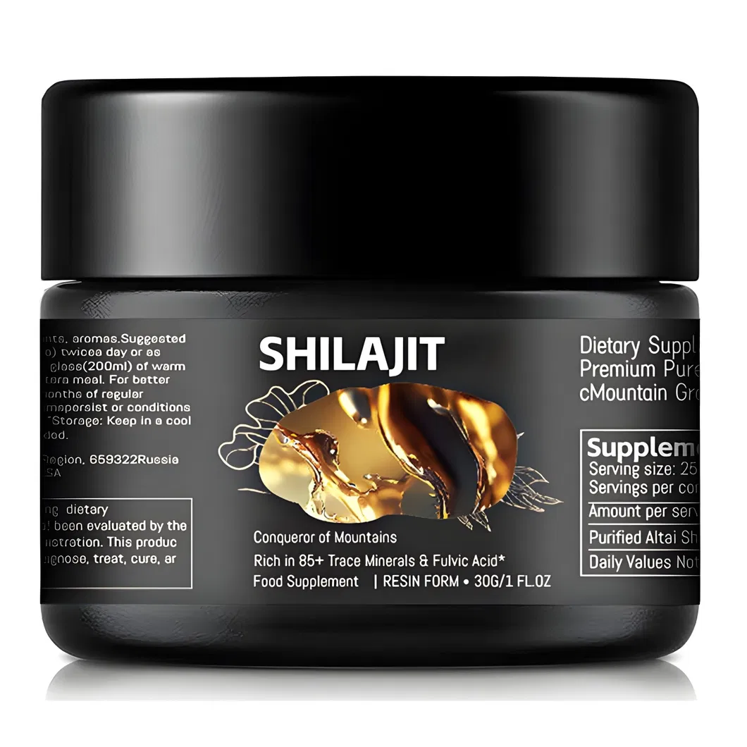 OEM /ODM Shilajit Resin Supports Immune System Rich in Trace Minerals Balanced Health Dietary Supplement Shilajit Extracts