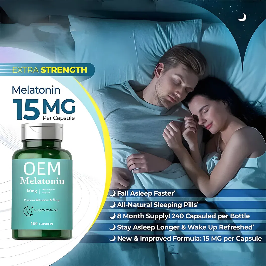 Sleep Support Supplement Promotes Relaxation Improves Sleep Melatonin Capsules