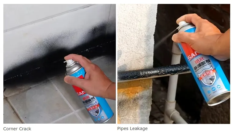 Nano Waterproof Spray for Instantly Repairing Pipe Leakage and Rubber Coating Sealant