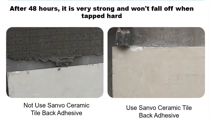 Sanvo One Component Ceramic Tile Adhesive Strong Bonding for Interior Wall Floor Bathroom-Acrylic Based for Construction