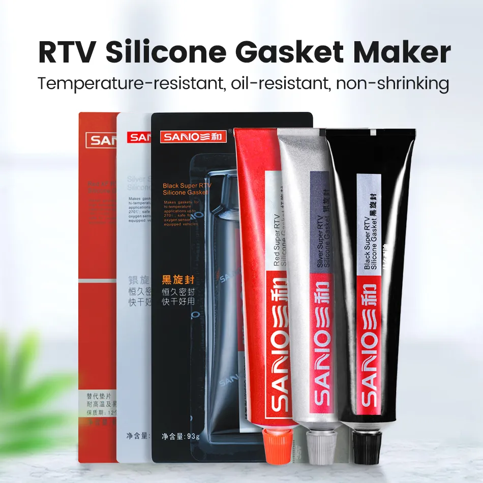 586 Black Automatic Gasket Maker RTV for Silicone Sealant Waterproof for Silicone Gaskets