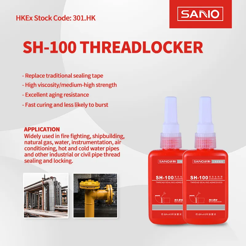 Best Selling High Sales Excellent Chemicals Resistance Thread Locker 242