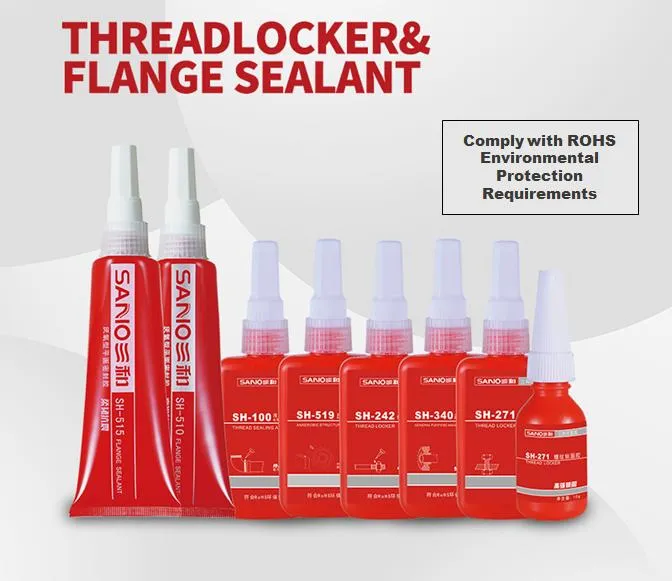 Best Selling High Sales Excellent Chemicals Resistance Thread Locker 242