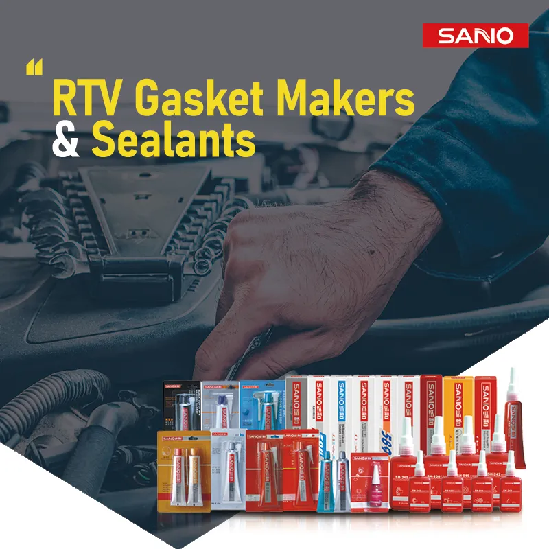 Sanvo Custom High Quality Automotive Adhesives Middle Blue 579 High-Temp RTV Silicone Gasket Maker 54G