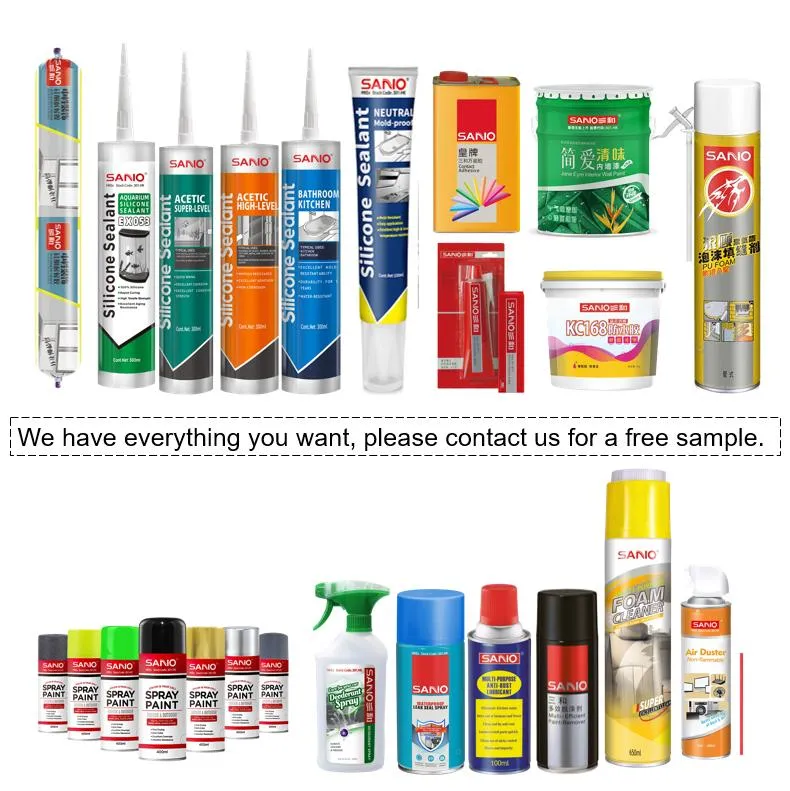 Sanvo High Quality One Component Polyurethane Insulation Expanding PU Faom Sealant Spray PU Foam