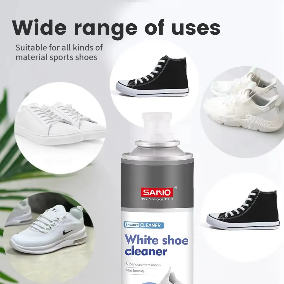 White Shoe Polish White Shoe Cleaning Care White Shoe Deep Cleaner Foam Spray