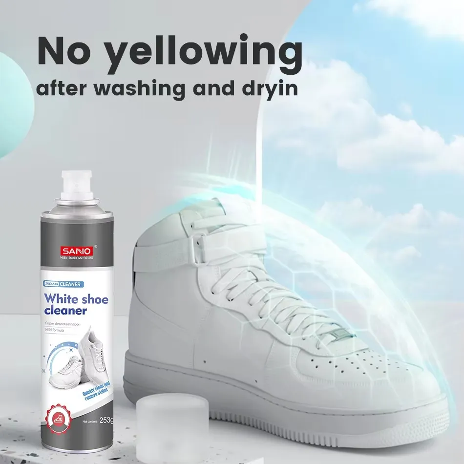 White Shoe Polish White Shoe Cleaning Care White Shoe Deep Cleaner Foam Spray