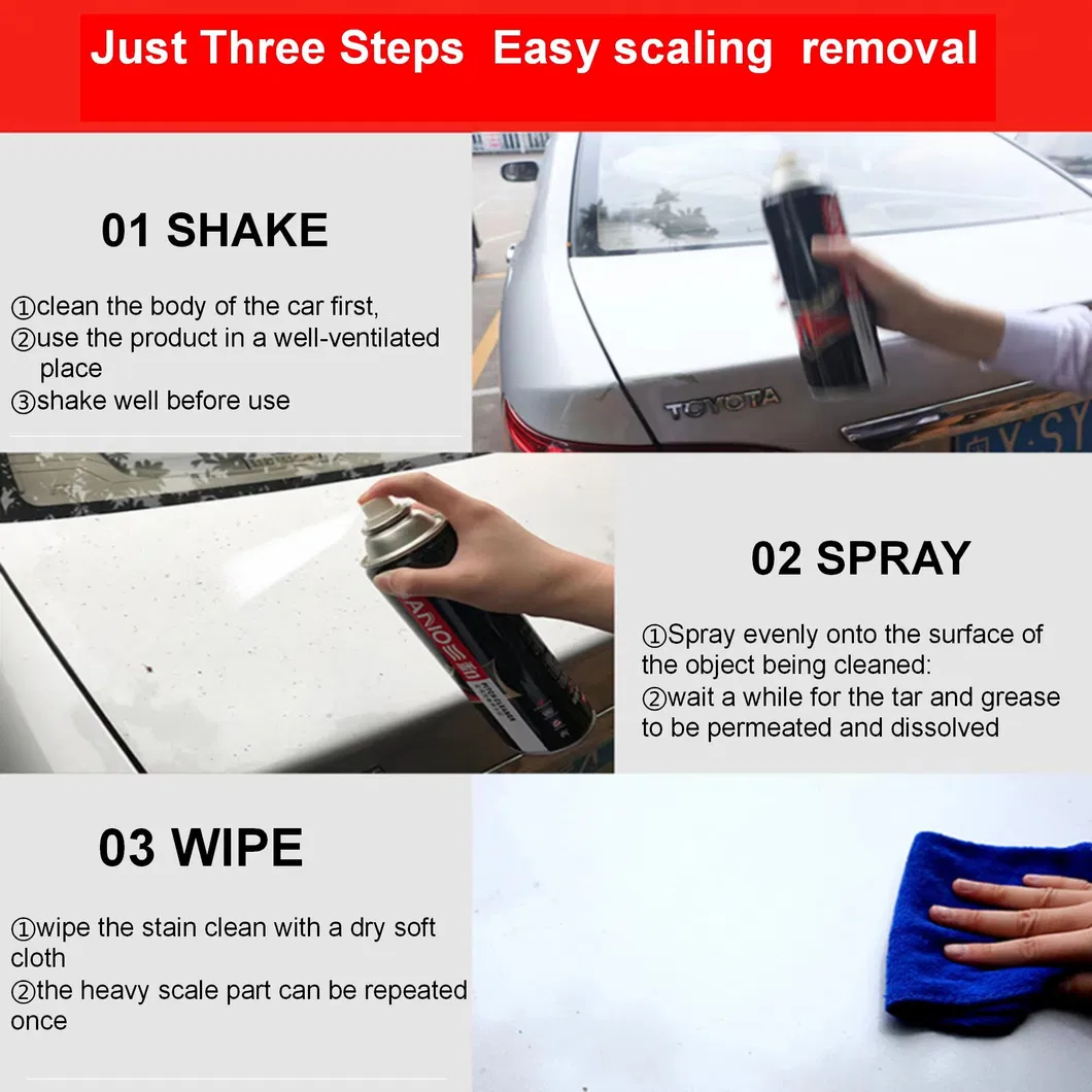 Car Surface Cleaner 400ml Car Body Care Pitch Cleaner Cleaning Product