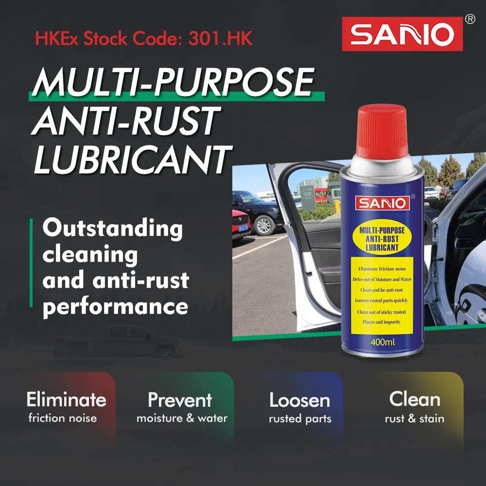 Sanvo 100ml Anti Rust Eco-Friendly Anti Rust Lubricant Spray Anti Rust