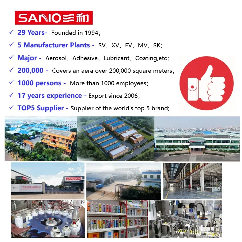 Sanvo Factory Car Care Fast and Efficient Super-Strong Degumming and Degumming 400ml Self-Adhesive Removal Aerosol